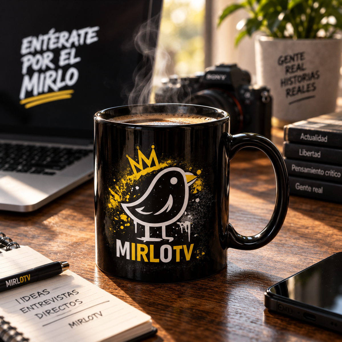 Taza Oficial Mirlo TV