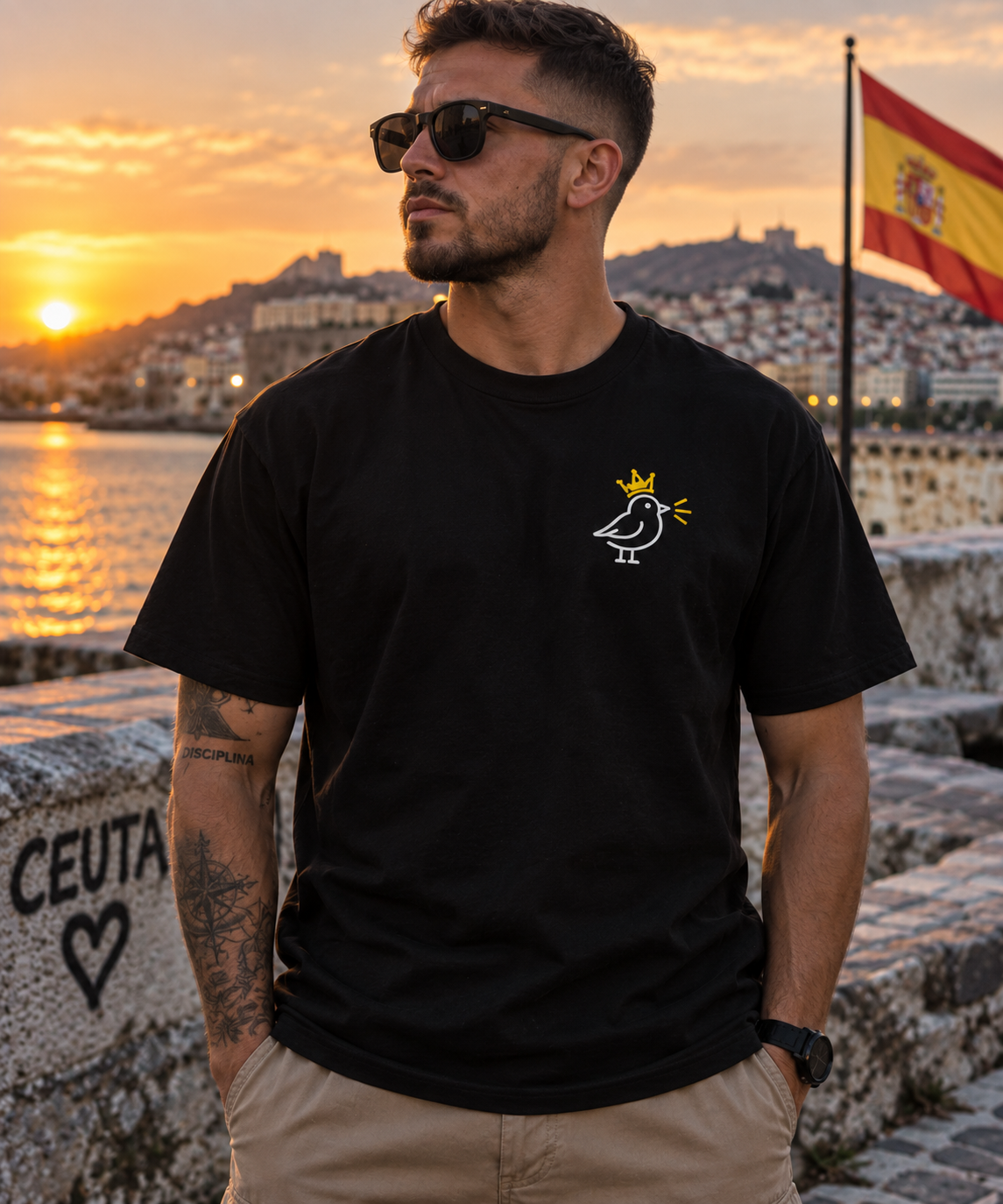 VIVA ESPAÑA GRANDE Y LIBRE, Apoyo a CEUTA